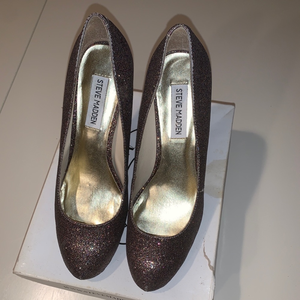 Steve Madden Glitter Multicolor Miami Pump 9